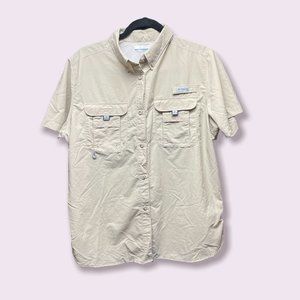 NWT Columbia Women's PFG Bahama Fishing Shirt - Green - Large